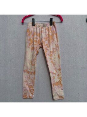 DotDotSmile Girls Leggings Size 3/4 Tie Dye Soft New With Tags